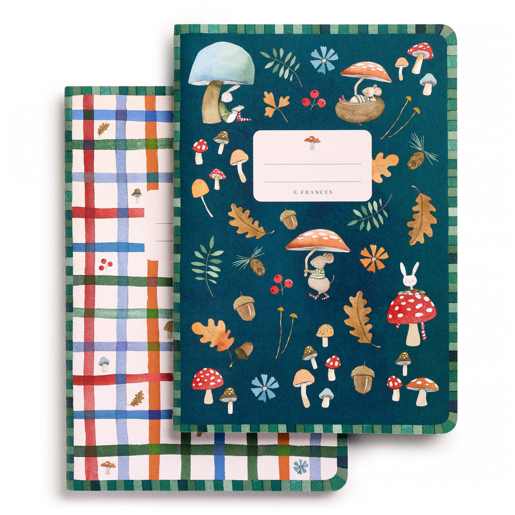 Through The Woods Stitched Notebook Set, Set of 2