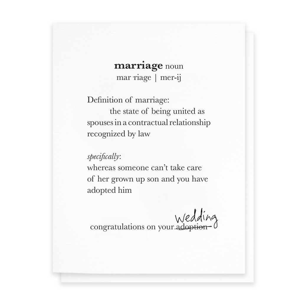 Definition of Marriage