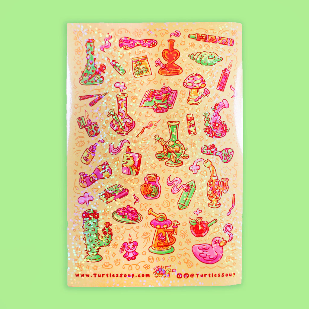 Smoke Shop Vinyl Sticker Sheet