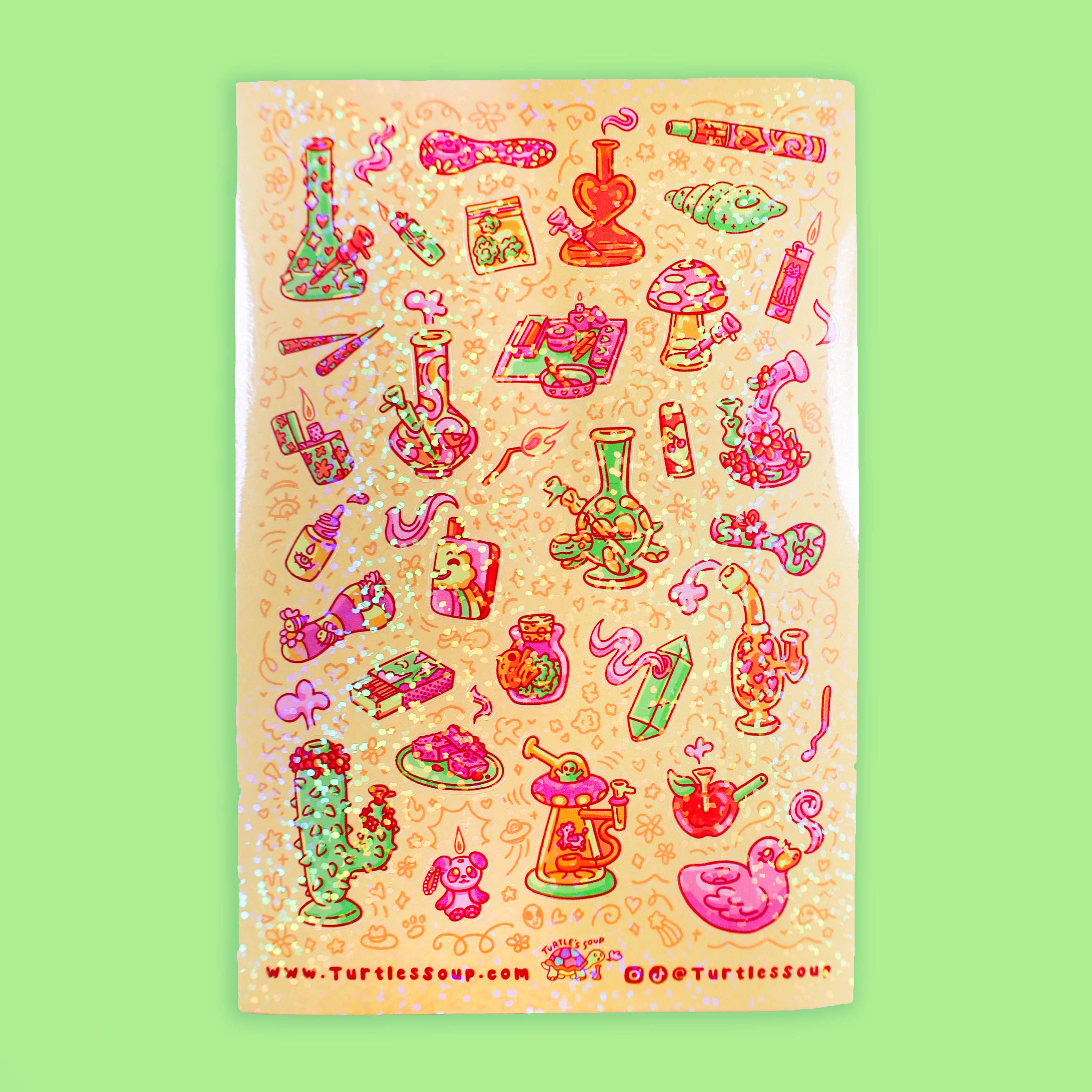 Smoke Shop Vinyl Sticker Sheet