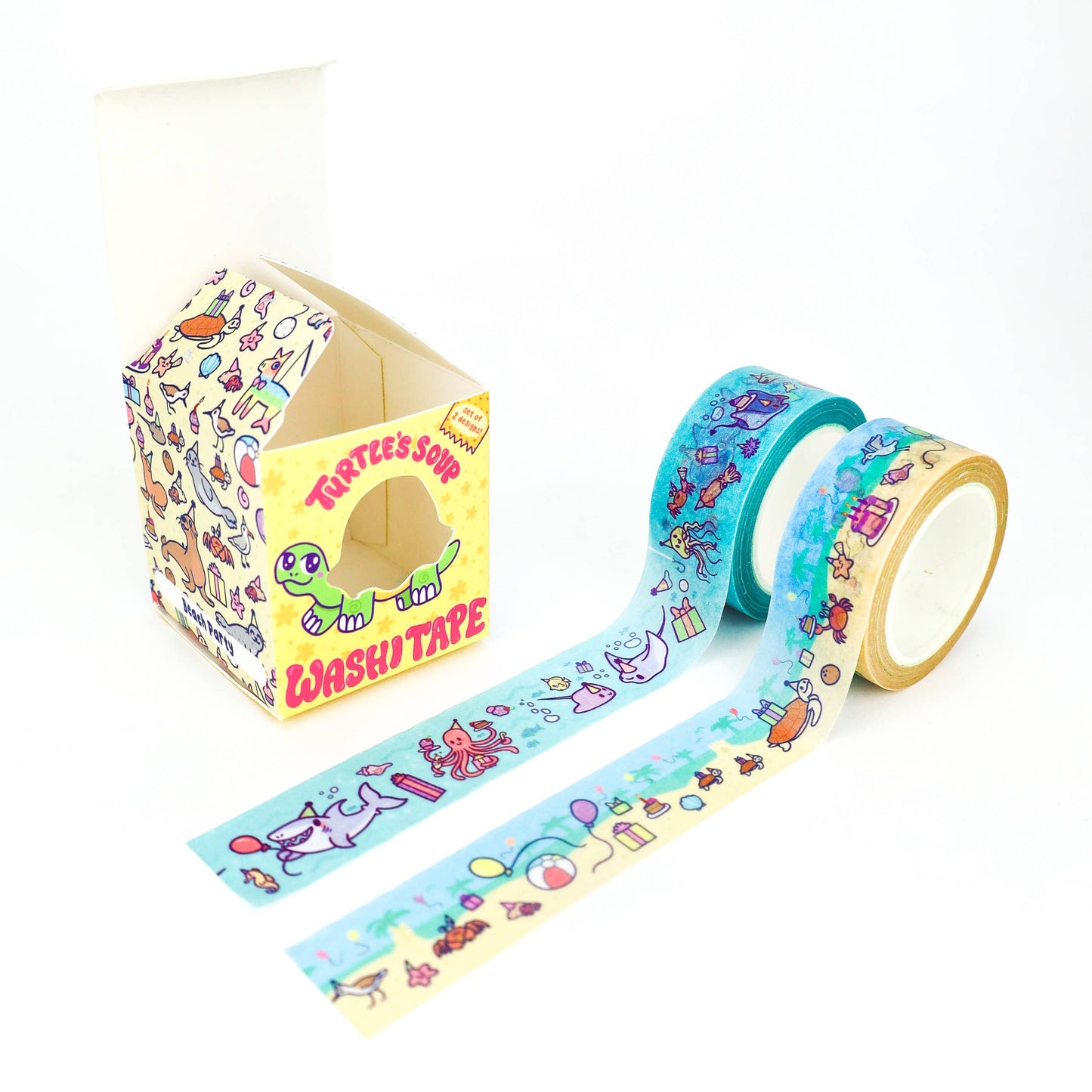 Ocean Party Animals Washi Tape Set