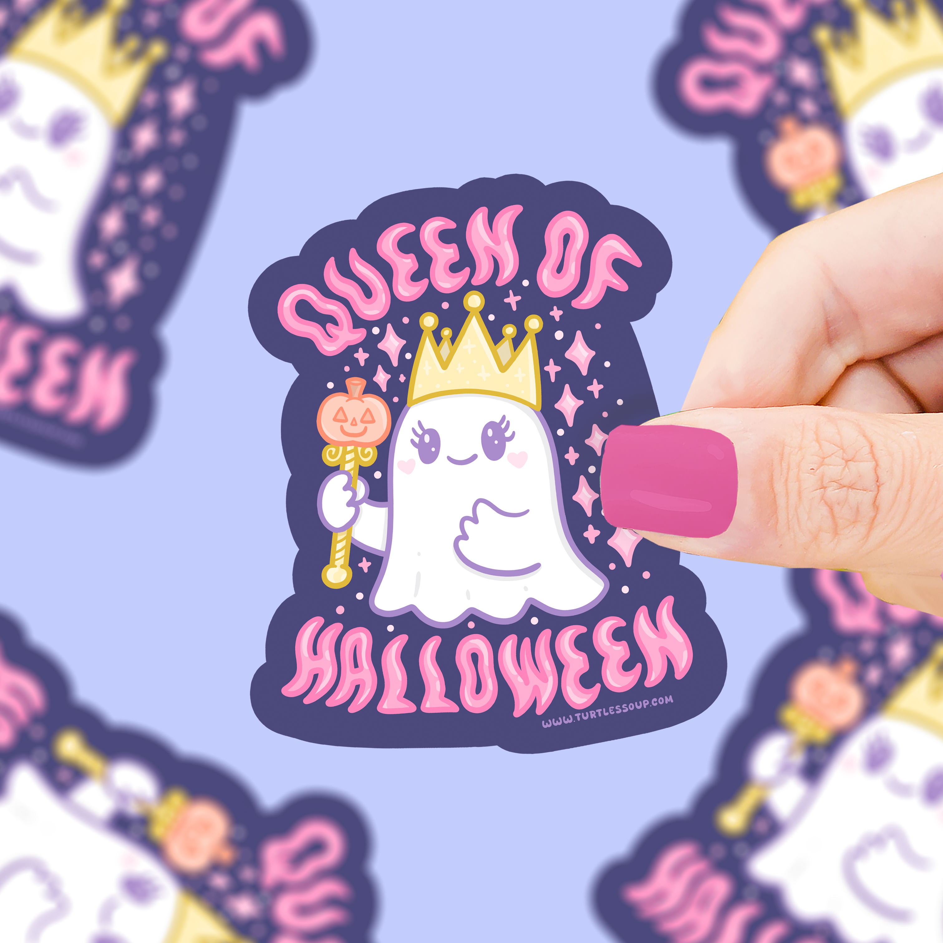 Queen of Halloween Sticker