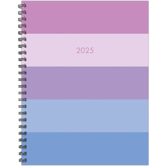 Soft Stripe 2025 Weekly Planner- Large