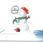 Mature Snowman Funny Christmas Card