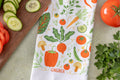 Vegetable Tea Towel - Garden Kitchen