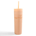 Library Card Tumbler- Peach