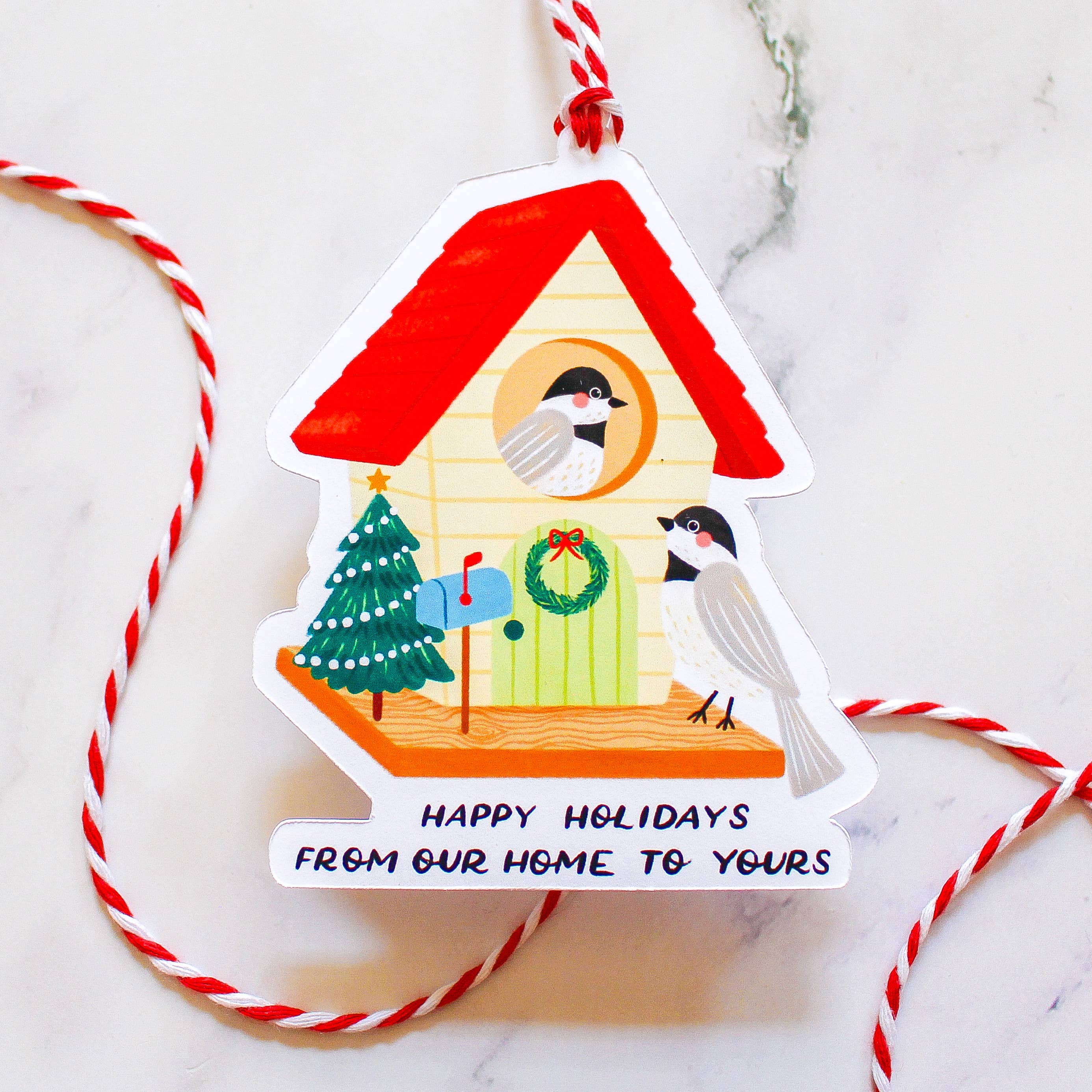 Winter Birdhouse Gift Tags