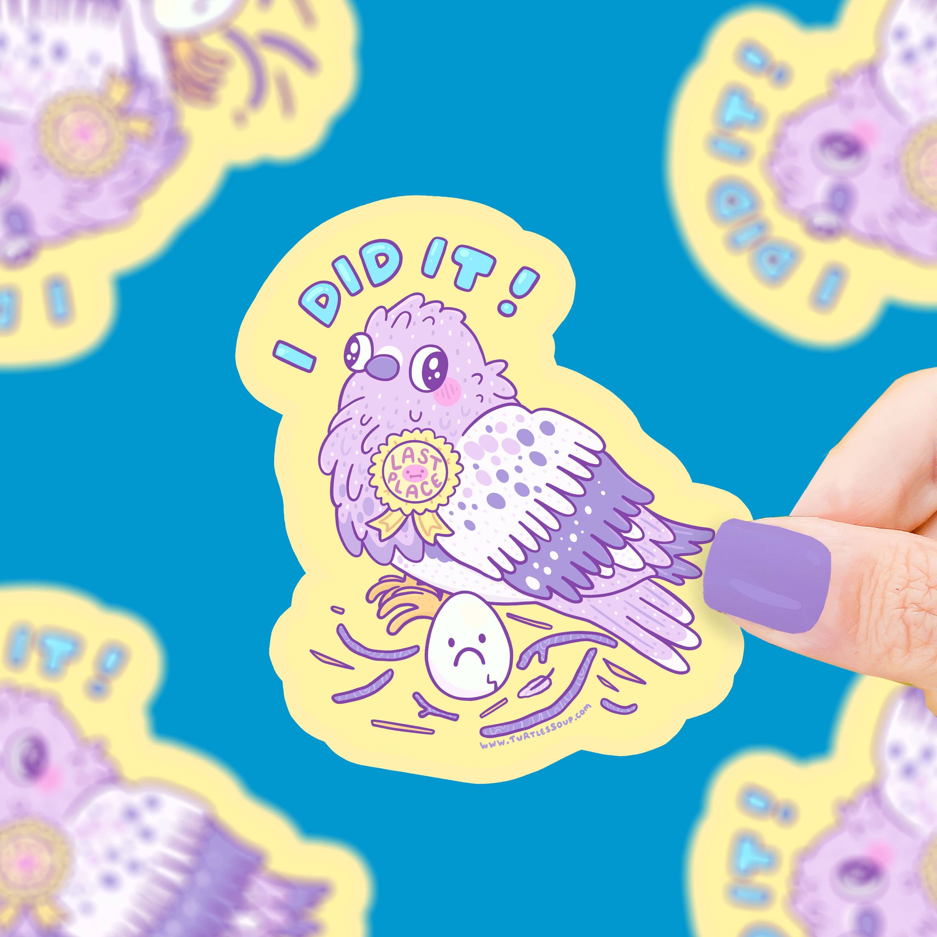 Last Place Pigeon Sticker