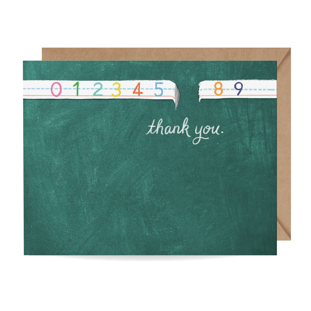 6-7 Teacher Thank You Card