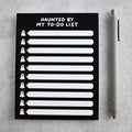 Haunted By My To-Do List Notepad | Halloween Stationery