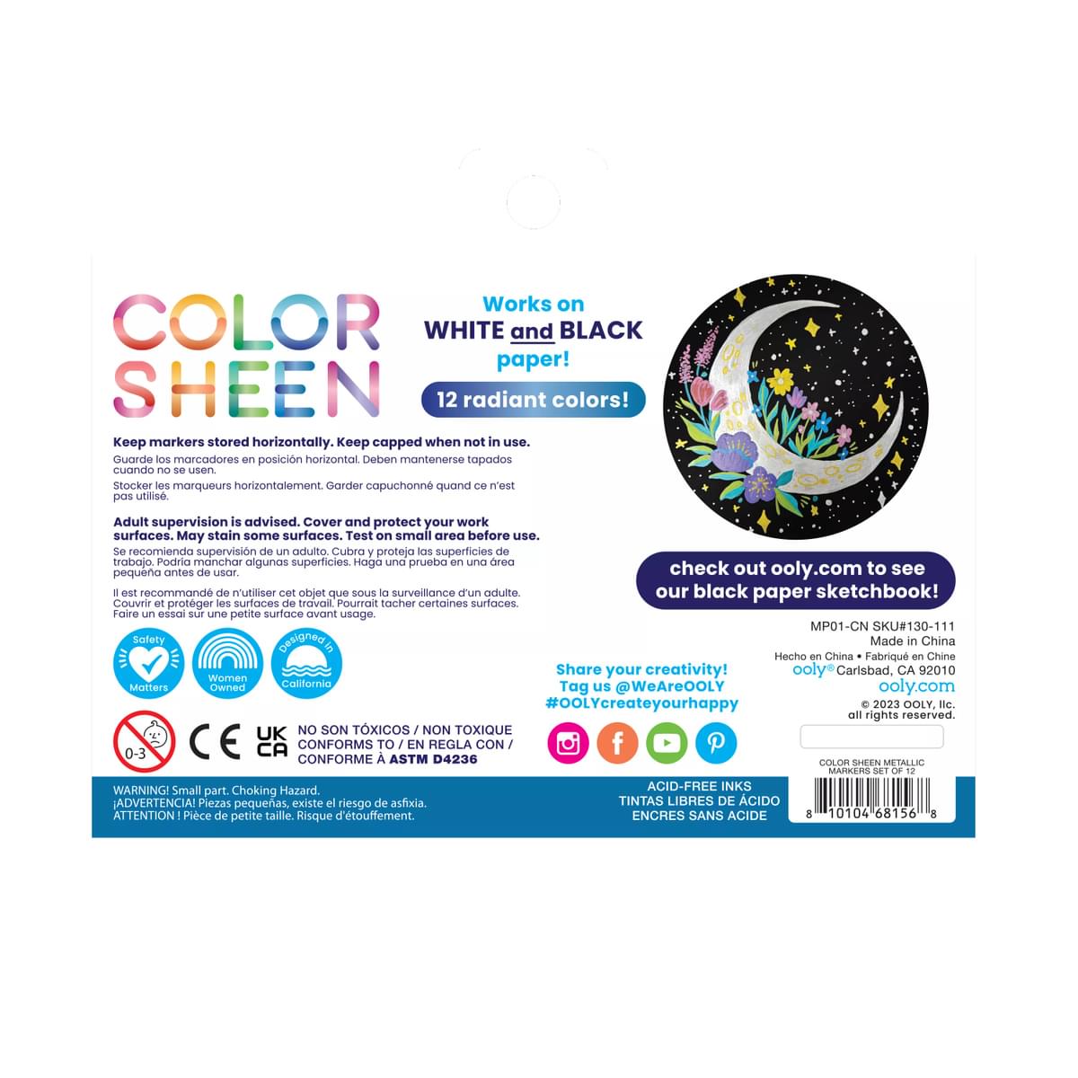 Color Sheen Metallic Markers