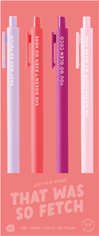 That Was So Fetch Jotter Pens - Set of 4
