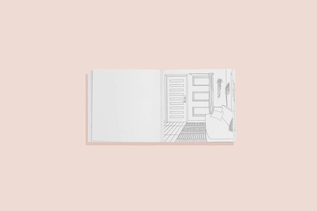 Coolest Homes Ever: A Travel Size Adult Coloring Book