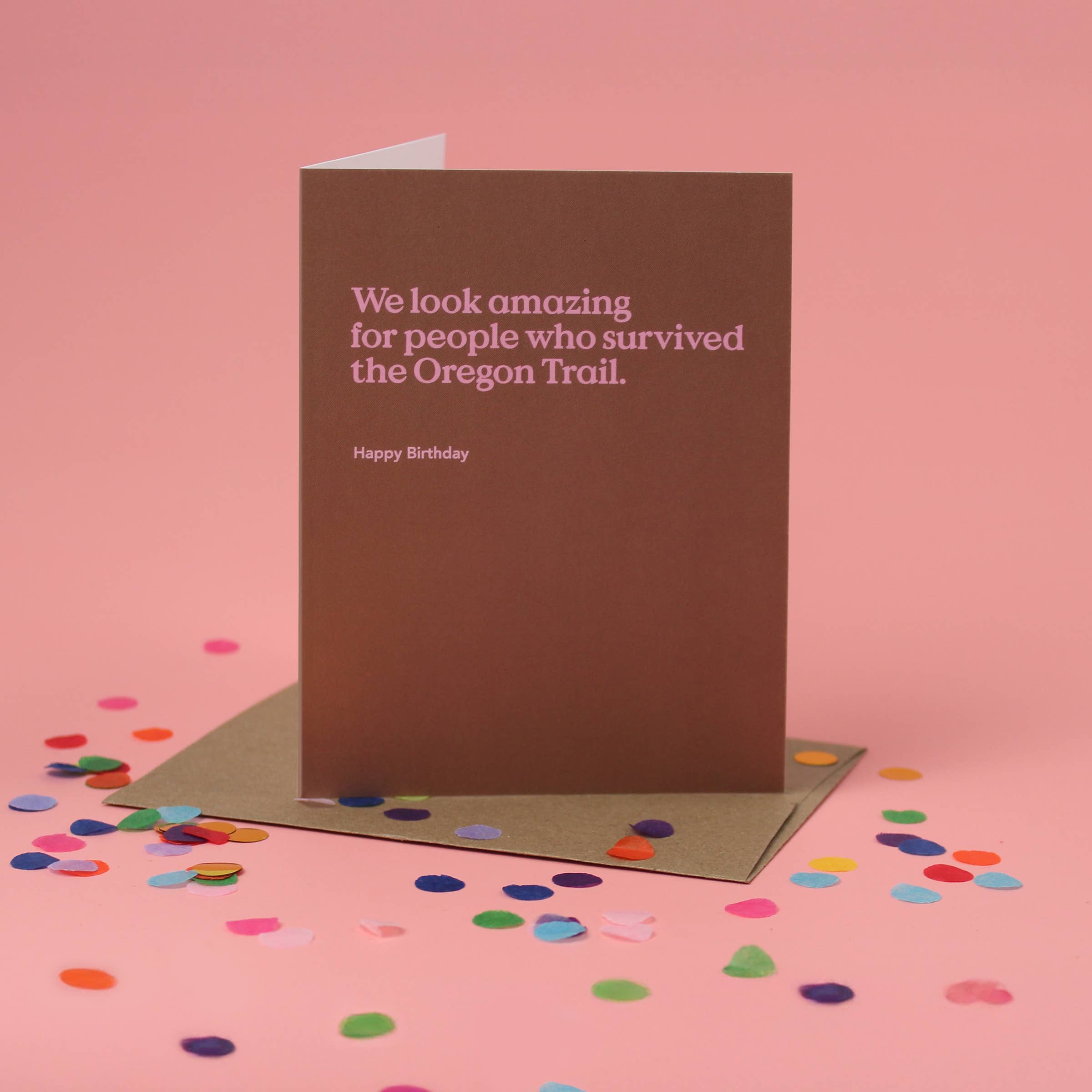 Oregon Trail Funny Birthday Card