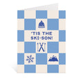 'Tis The Ski-Son Holiday Greeting Card