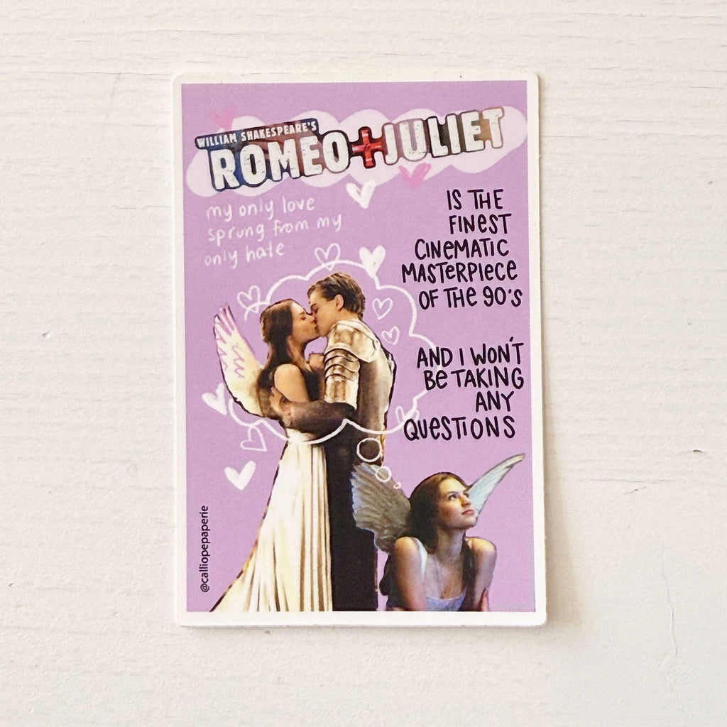 90's Movie Masterpiece Romeo & Juliet Sticker