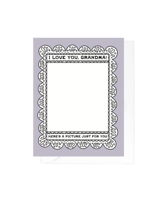 Grandma Picture Frame Greeting Card