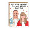 Taylor & Travis Birthday Card