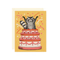 Raccoon Birthday Card