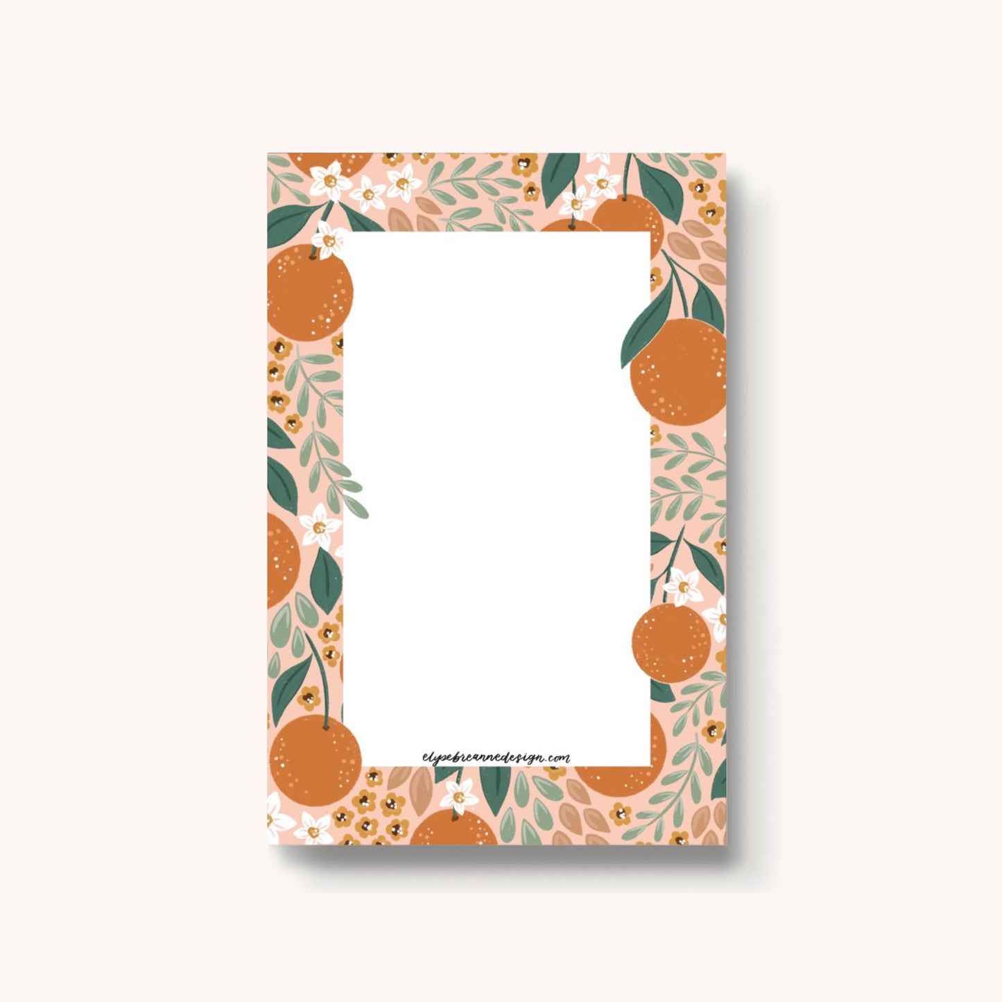 Oranges Notepad, 4x6 in.