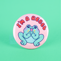 I'm A Rebel Frog Button