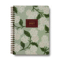 2027 Sage Hydrangea 12-Month Softcover Spiral Planner
