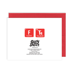Periodic Table Favorite Teacher Greeting Card