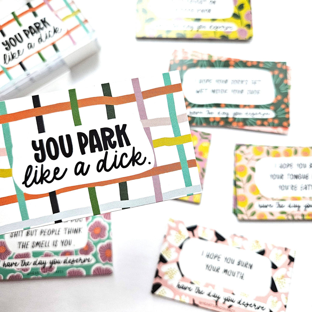 Parking Notes - Set of 30 Double Sided Notes