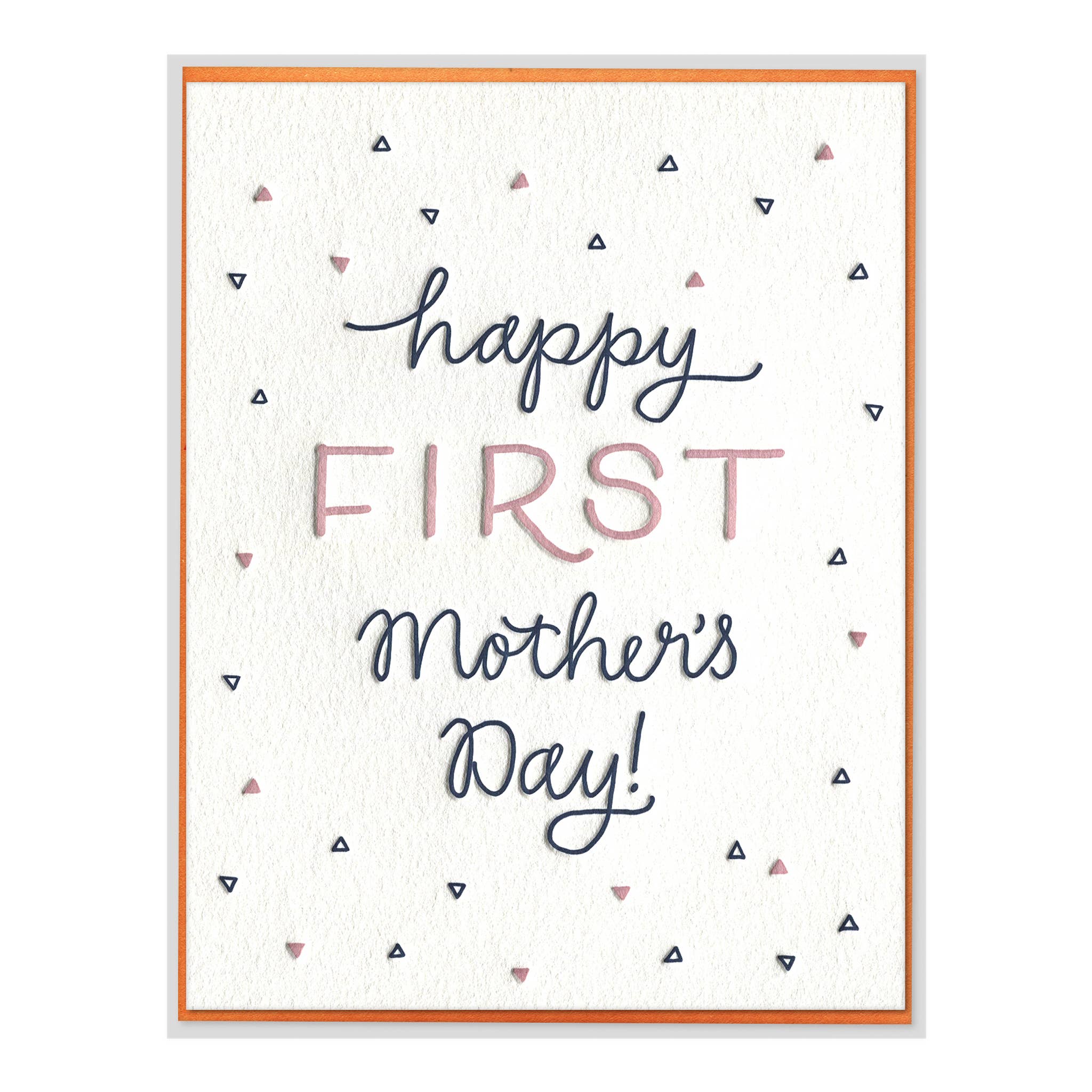 First Mother's Day Letterpress Card for New Moms