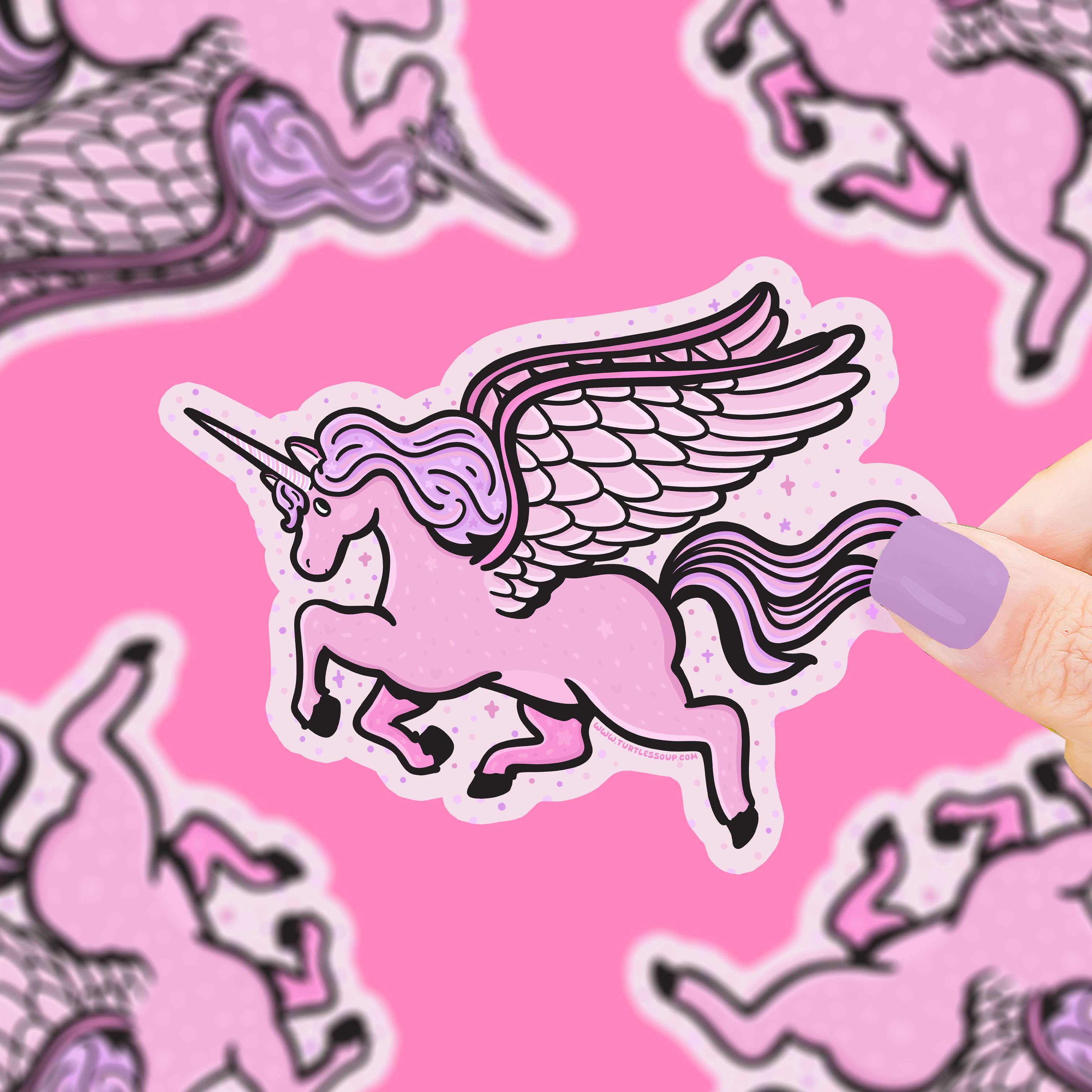 Pastel Pegasus Vinyl Sticker