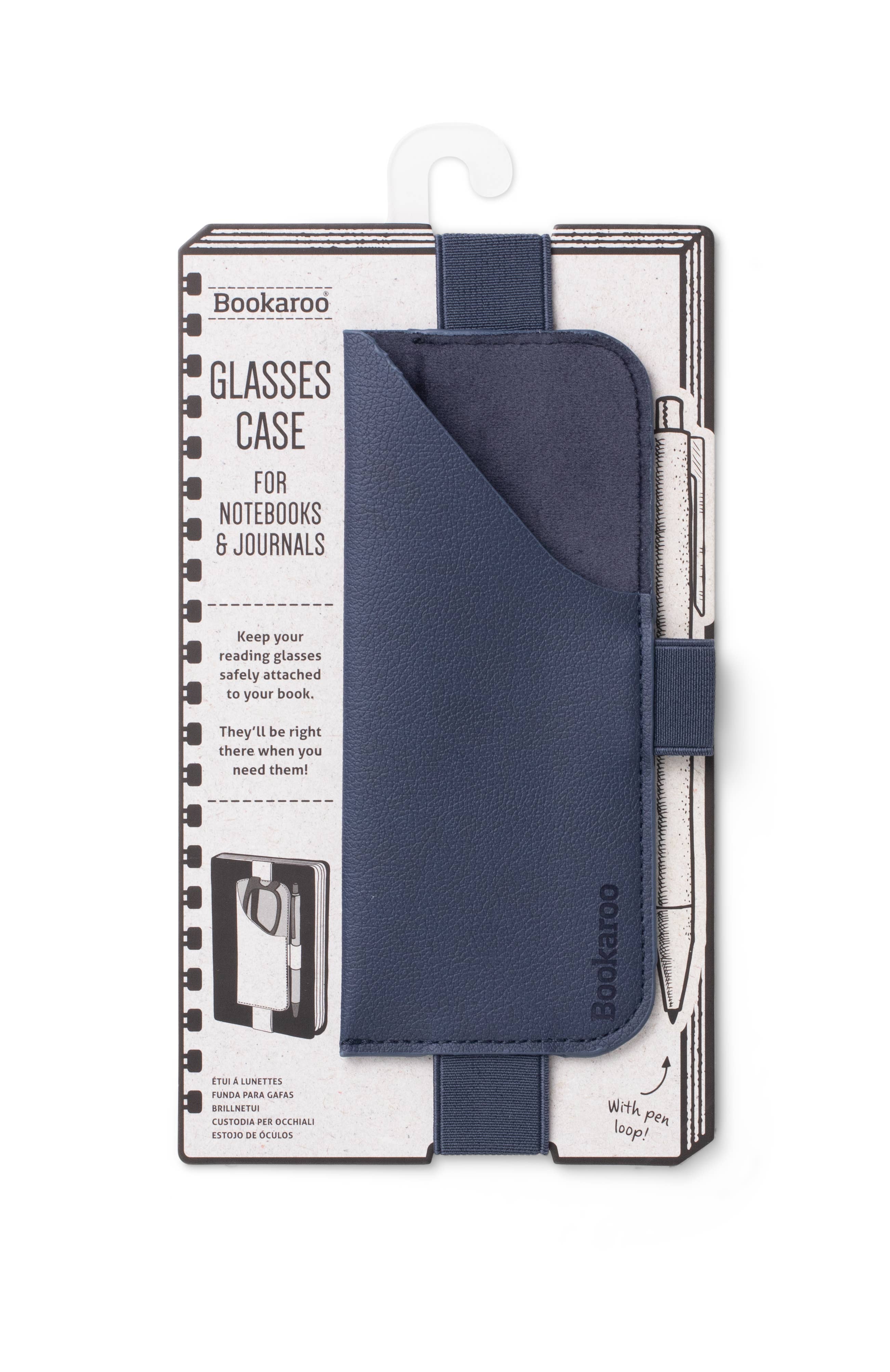 Bookaroo Glasses Case- Navy