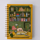 Cat Library Spiral Notebook