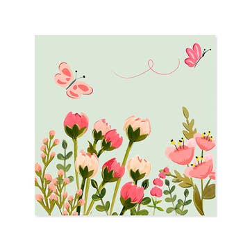 Botanical Cat Pop‑Up Birthday Card