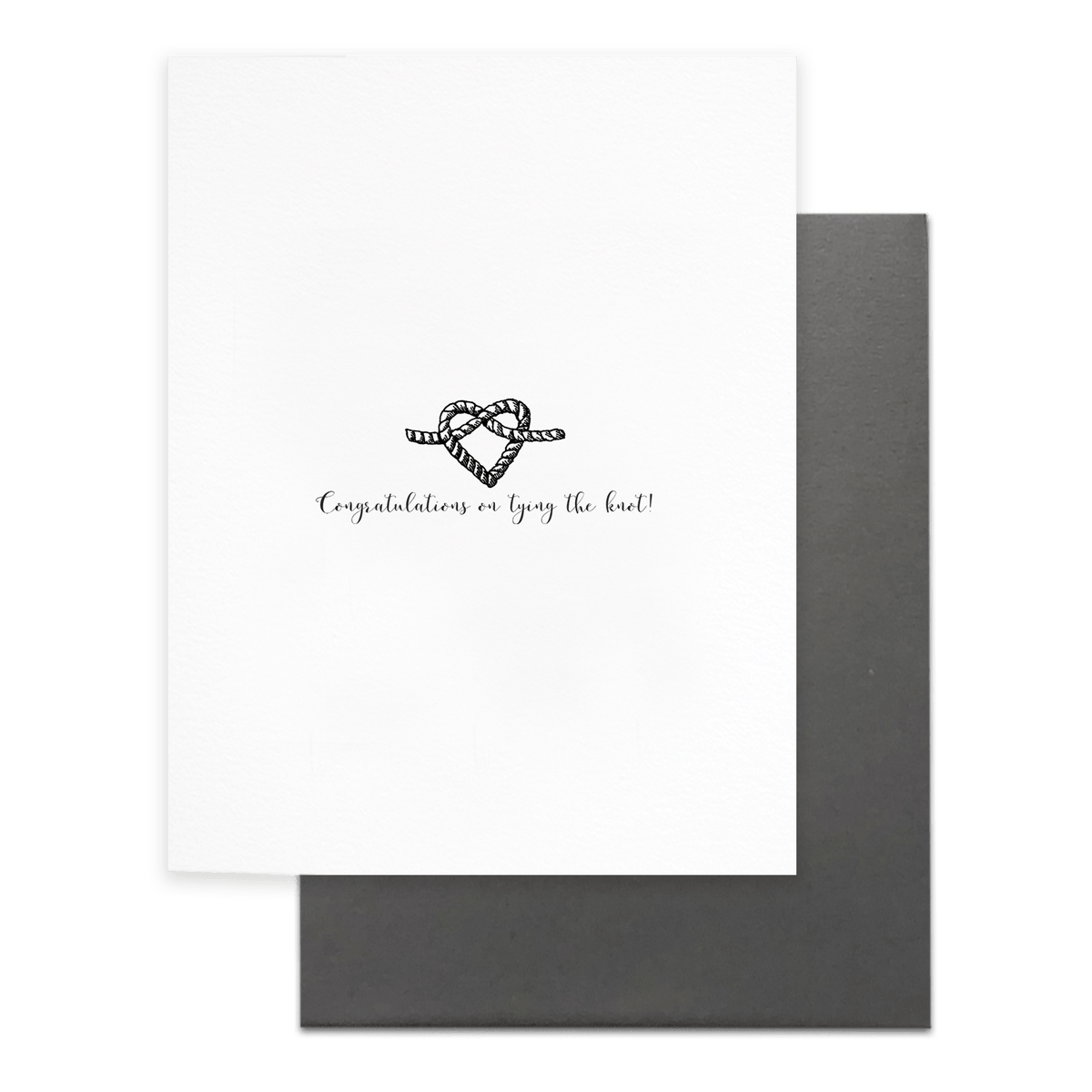 Tying the Knot Wedding Card