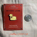 Butter Lamb Hard Enamel Pin