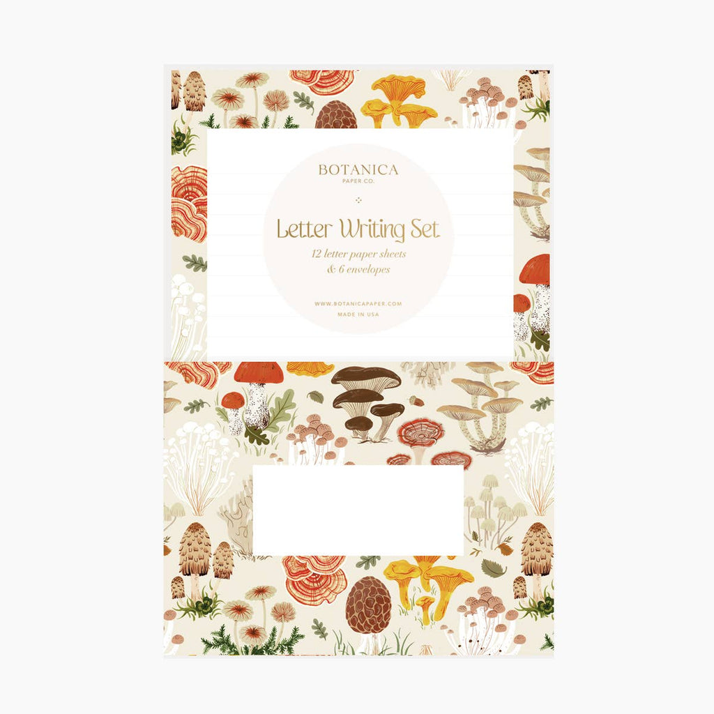 Mushrooms Letter Writing Set