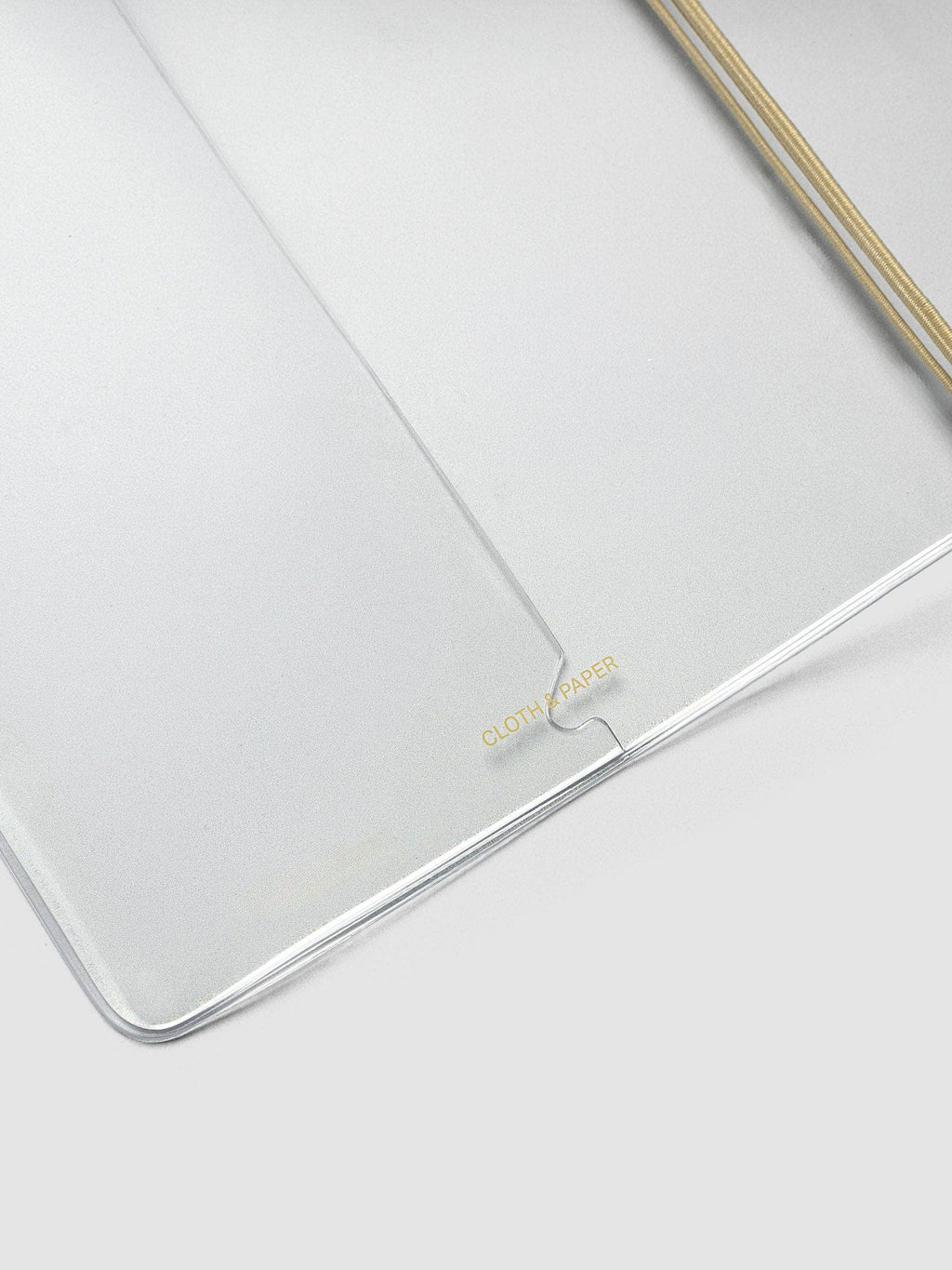 Clear Vinyl Travel Notebook Cover | A5 Slim