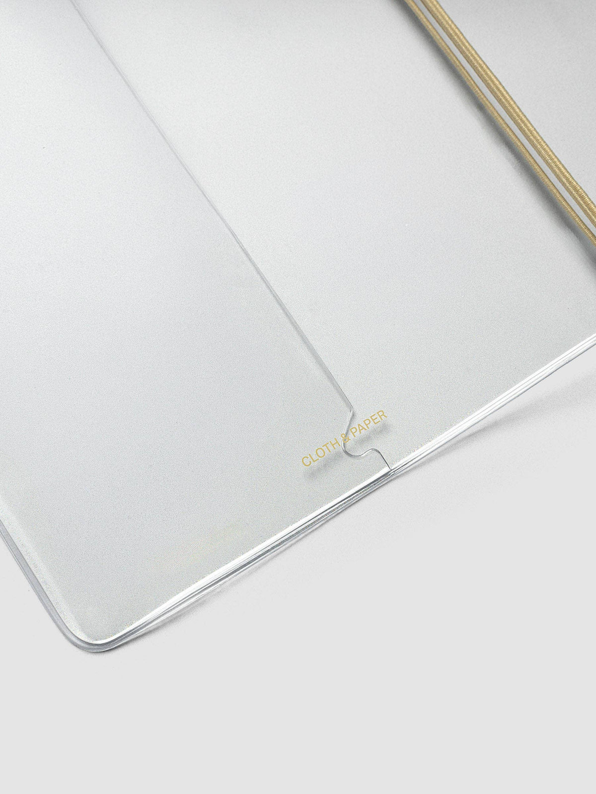 Clear Vinyl Travel Notebook Cover | A5 Slim