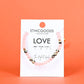 Mini Morse Code Bracelet- Love