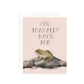 You Toadally Rock Pop Card