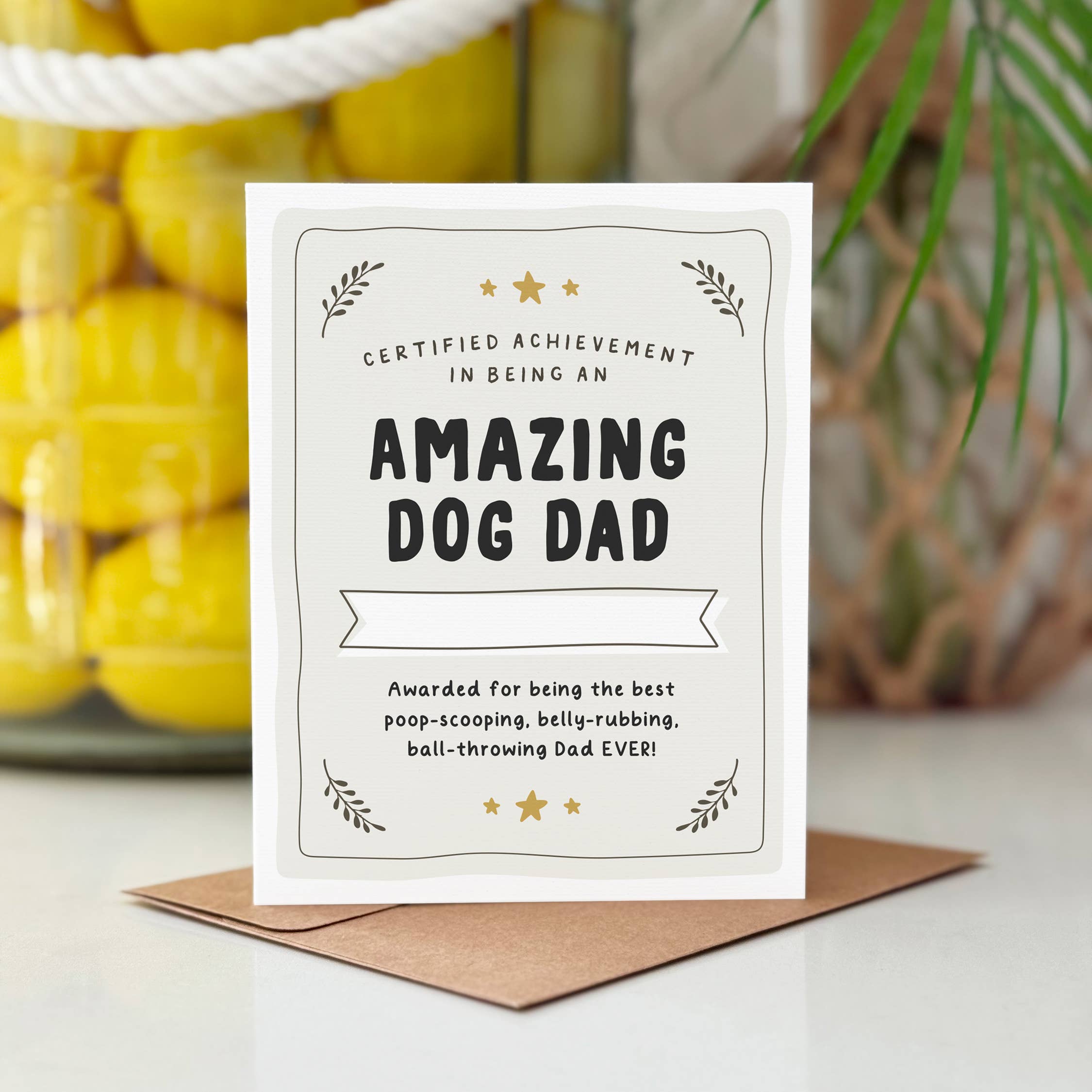 Dog Dad Card