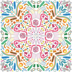 Jammin' Junk Food Sticker Burst
