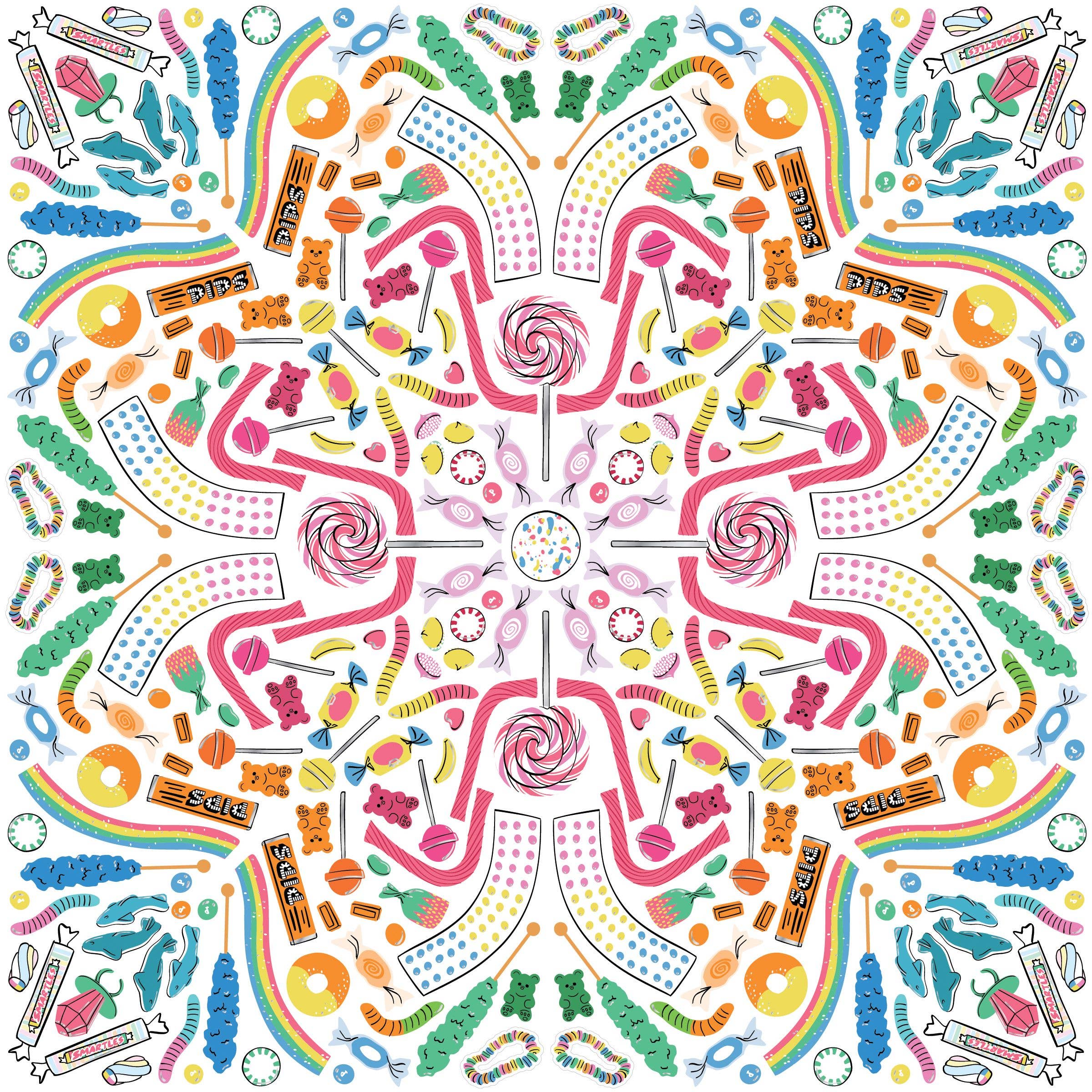Jammin' Junk Food Sticker Burst