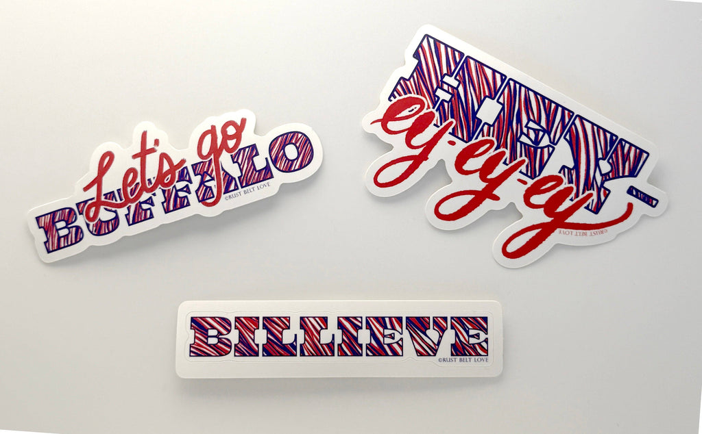 Let's Go BUFFALO Bills Sticker