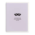 Tiny Assasins Letterpress Baby Card
