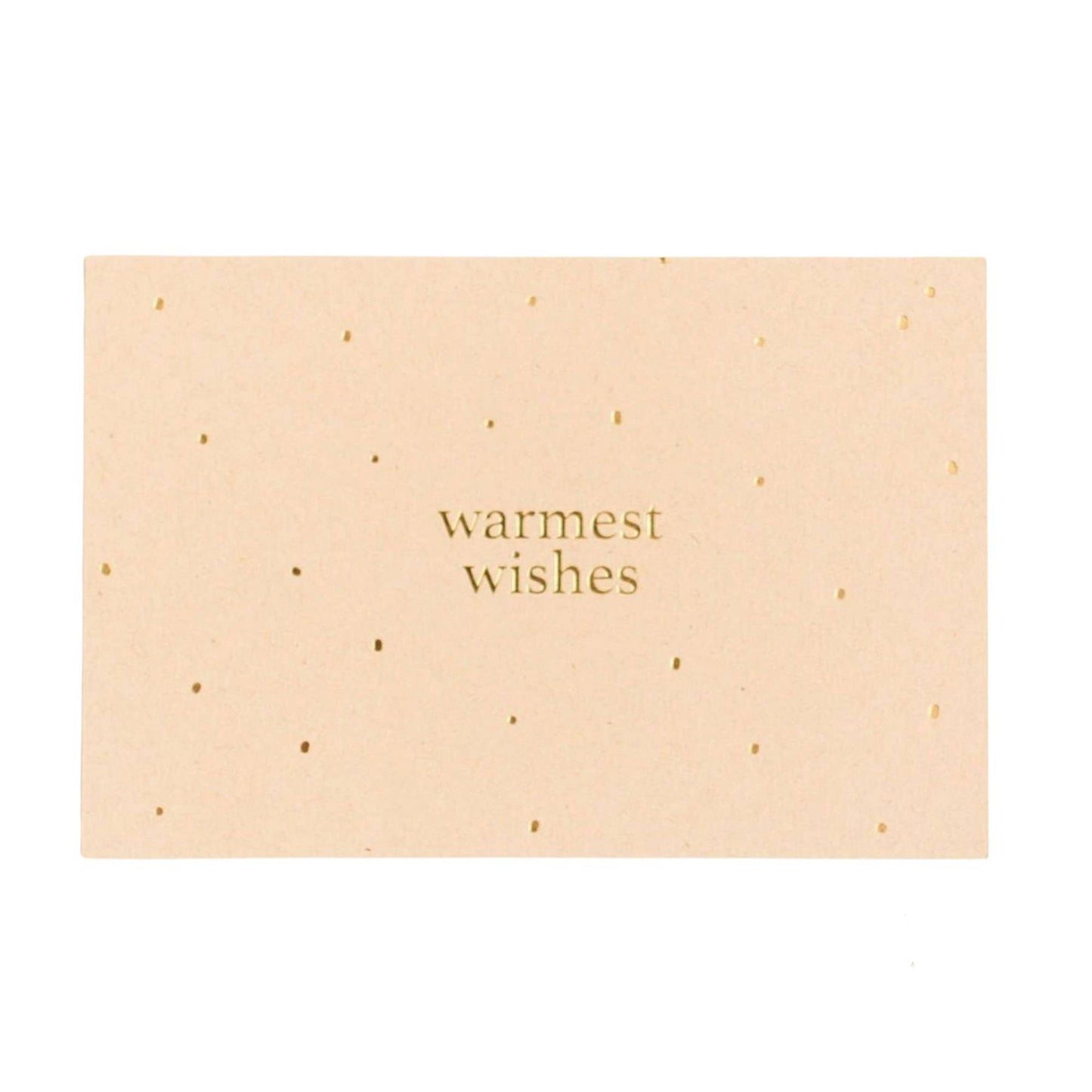 Warmest Wishes Postcard