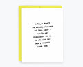 Pretty Good Job Card