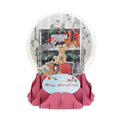 Piano Cats Pop-Up Snow Globe Christmas Card