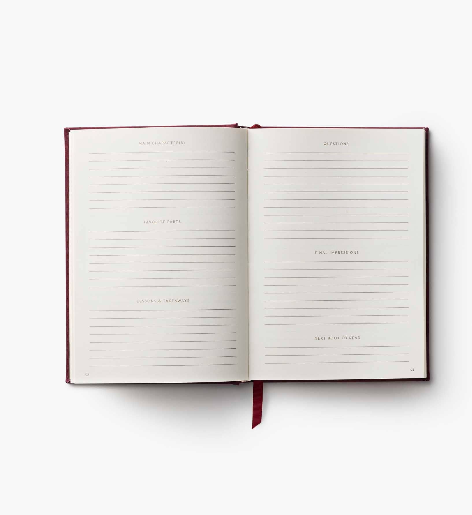 Ladies Night Book Club Embroidered Book Journal