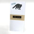 OH DANG. Raccoon Notepad